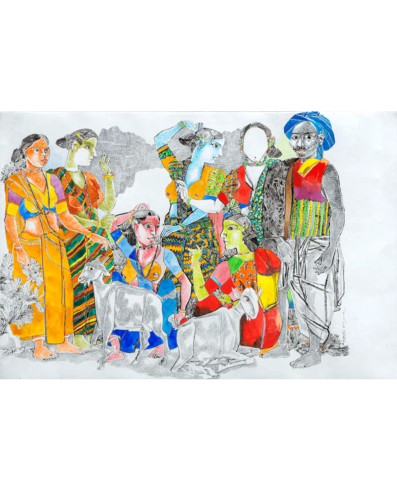 K-Laxma-Goud-KLG-0021-Untitled-13-x-19-inches-Watercolour-on-Paper-2004