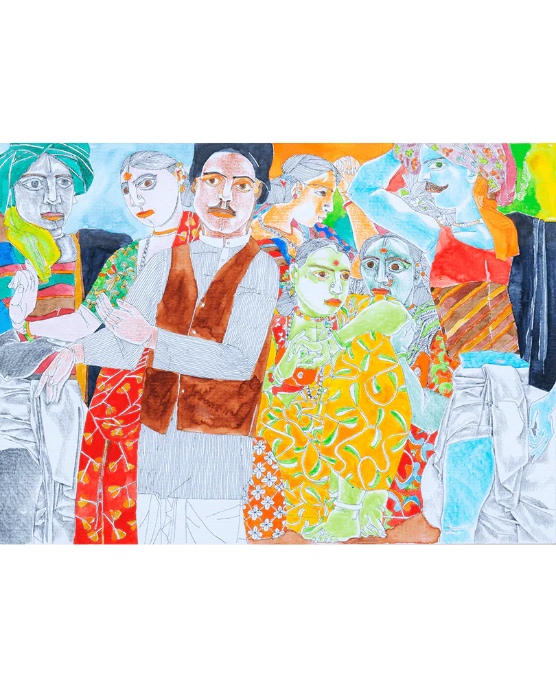 K-Laxma-Goud-KLG-0023-Untitled-9-x-13-inches-Watercolour-on-paper-2004