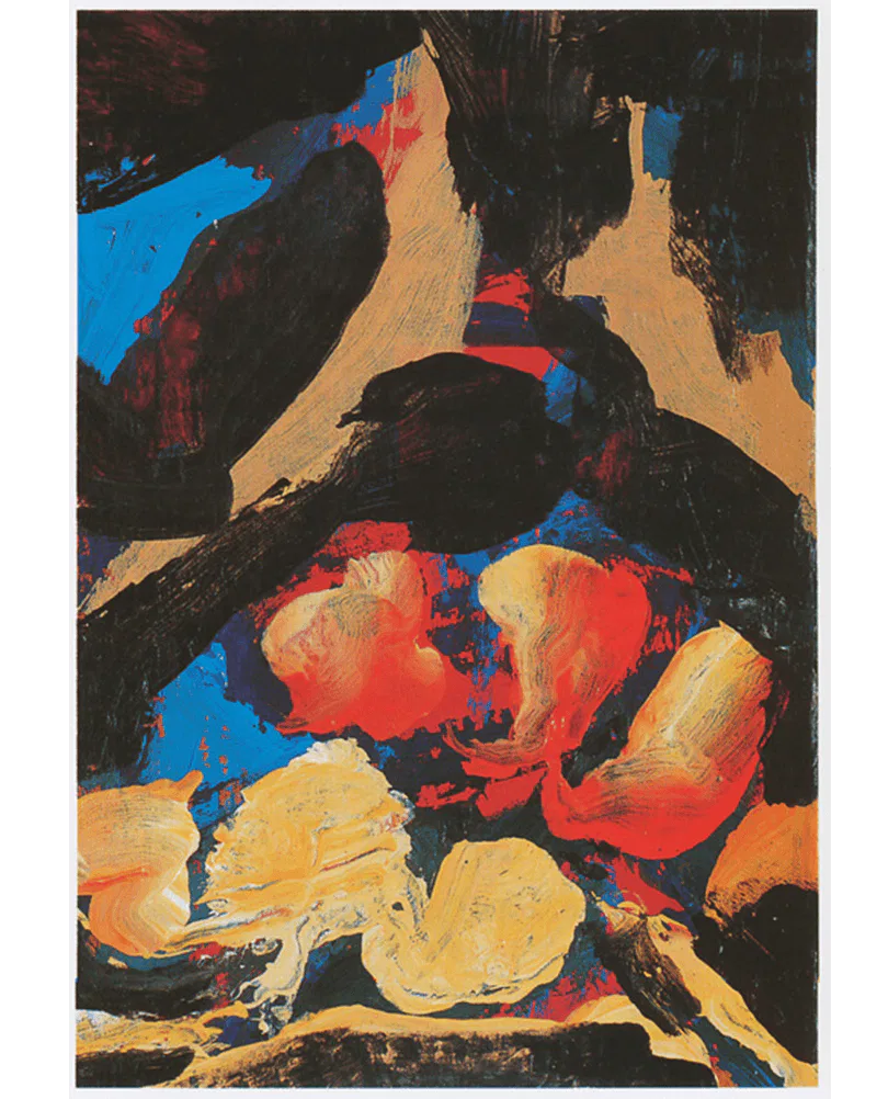 S.H.-Raza-SHR-0002-Fruits-9.5-x-5-inches-Acrylic-on-paper