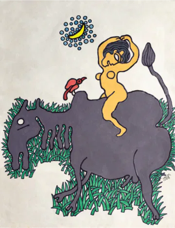 Woman on horse 1