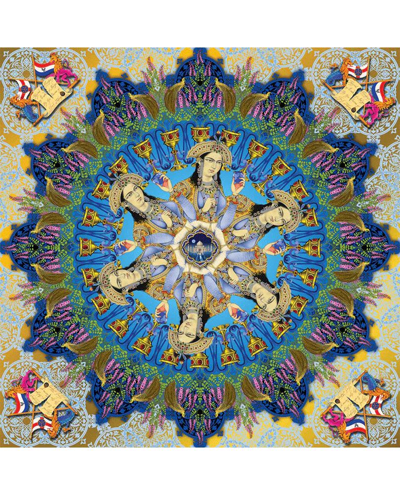 MUMTAZ- Agra Bayana (Indigo and Gold Series)